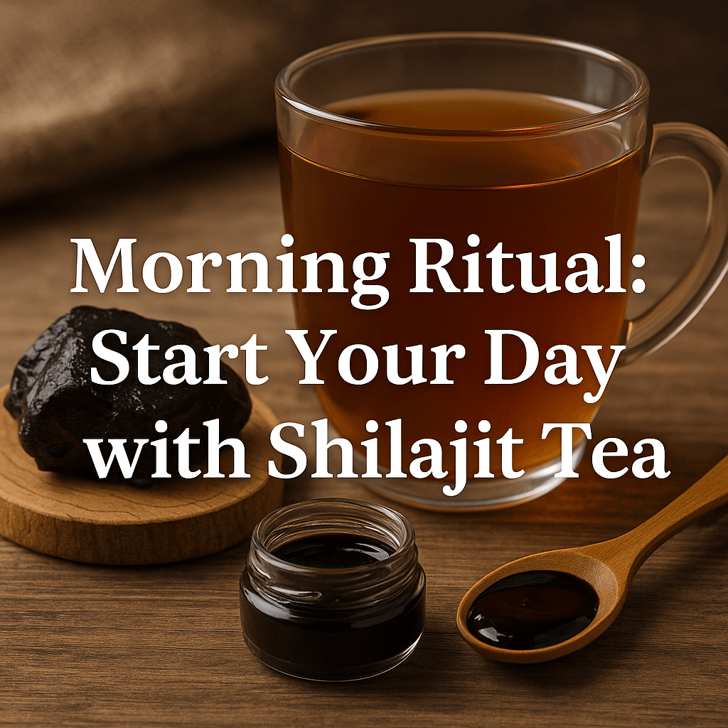 🌄 Morning Rituals with Shilajit: How to Start Your Day with Natural Energy 4 steps